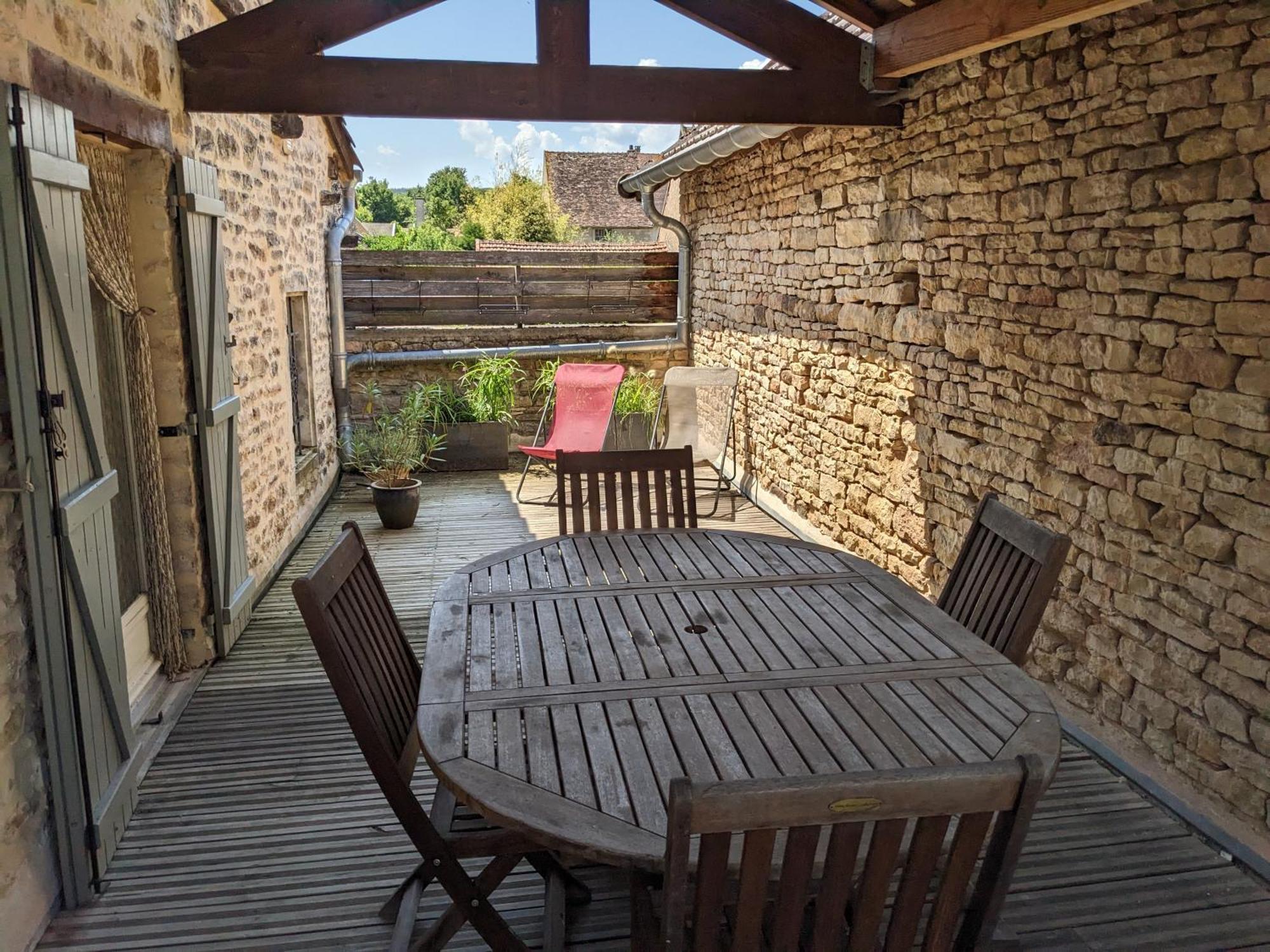 La Terrasse - Old Winemaker'S Cottage In St Gengoux Saint-Gengoux-le-National Extérieur photo
